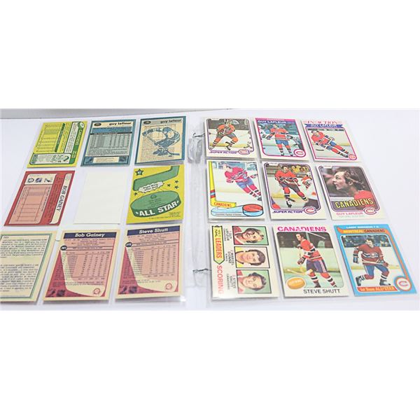 17 X OLD SCHOOL MONTREAL CANADIANS CARDS