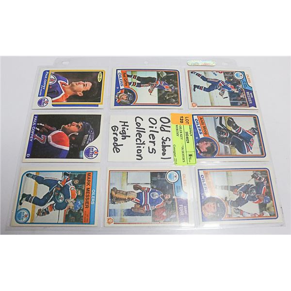 8 X OLD OILER KEY CARDS HOFER'S GRADE WORTHY