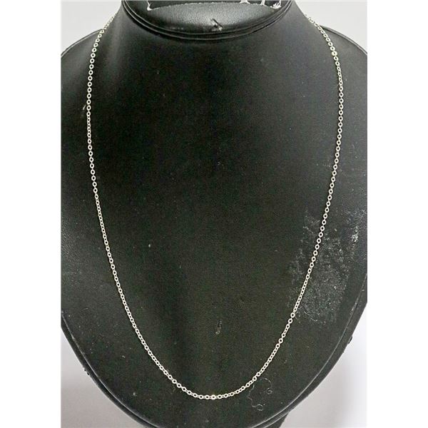 SOLID .925 SILVER ITALIAN CABLELINK CHAIN 18"