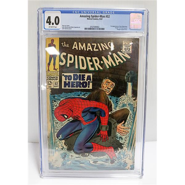 CGC GRADED 4.0 AMAZING SPIDERMAN #52