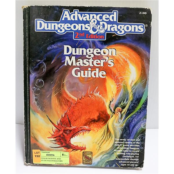 ADVANCED DUNGEONS AND DRAGONS DUNGEONMASTERS GUIDE