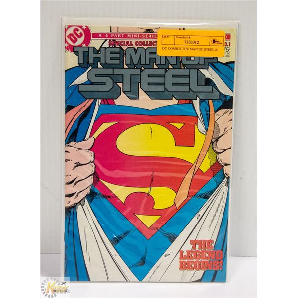 DC COMICS THE MAN OF STEEL #1