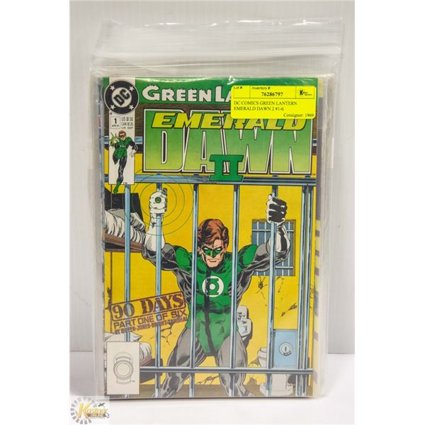 DC COMICS GREEN LANTERN EMERALD DAWN 2 #1-6