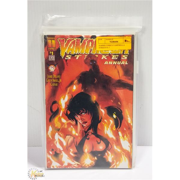 LOT OF 11 VAMPIRELLA #1 ISSUE COMICS