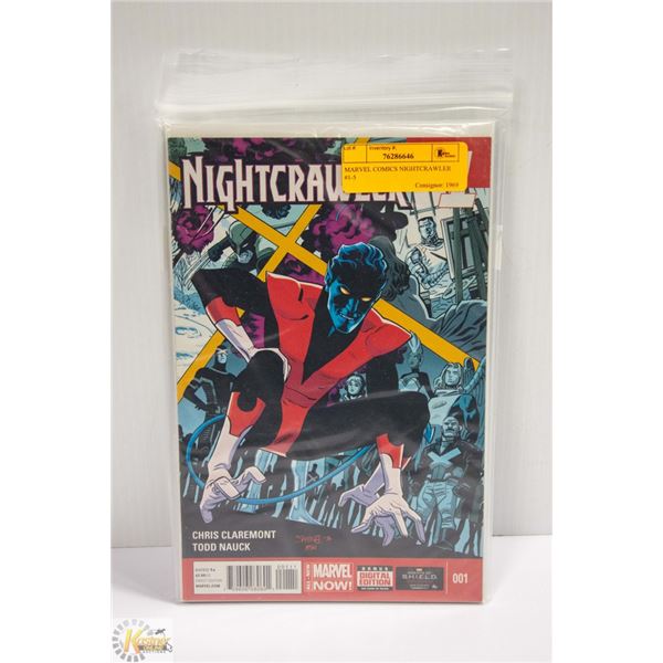 MARVEL COMICS NIGHTCRAWLER #1-5