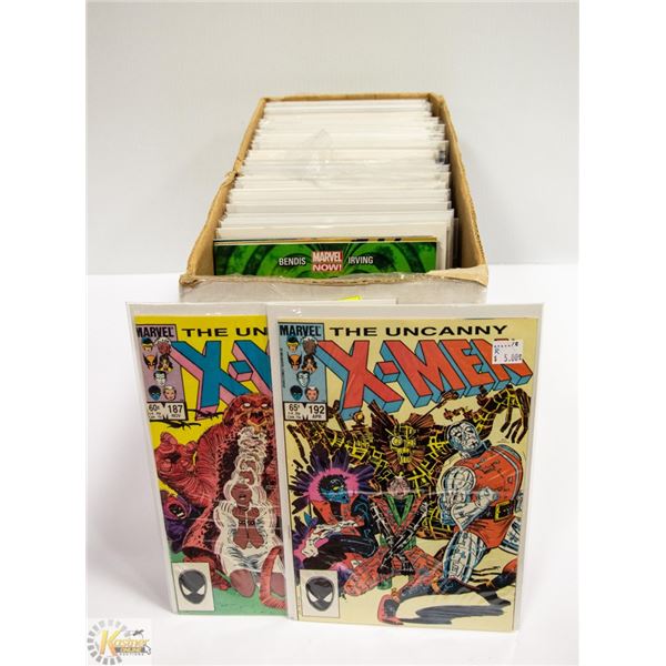 SHORT BOX WITH ALL X-MEN COMICS