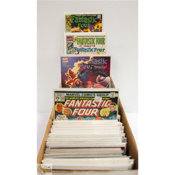 LONG BOX WITH ALL FANTASTIC FOUR COMICS