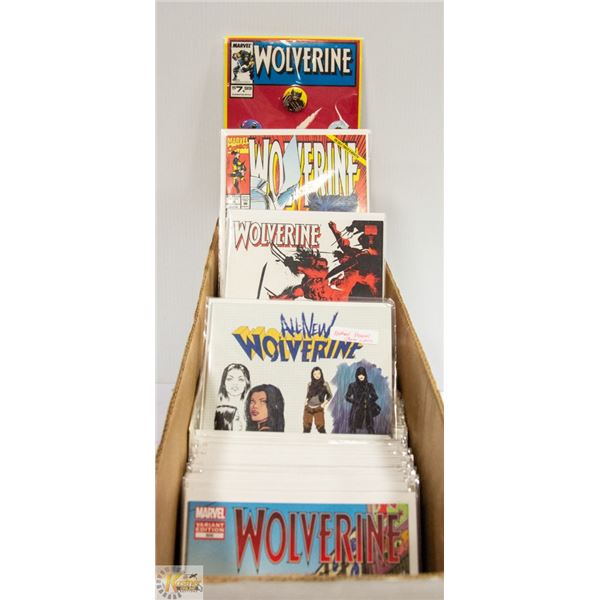 LONG BOX OF ALL WOLVERINE COMICS