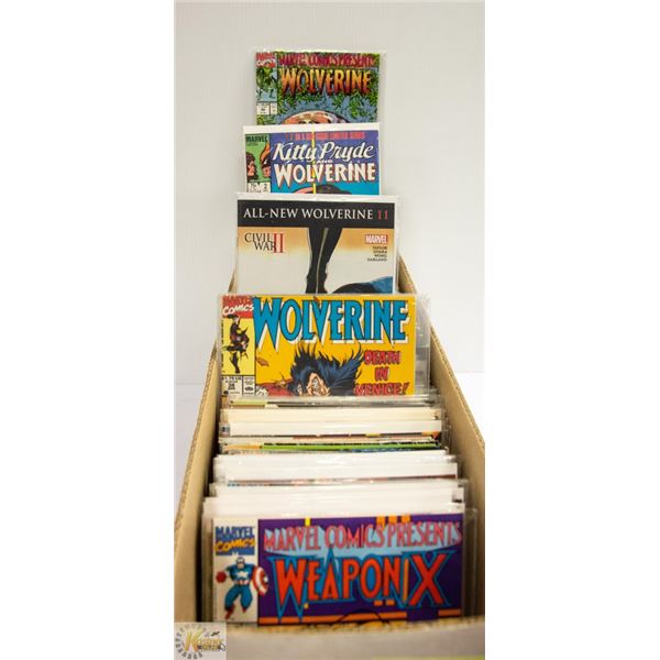 LONG BOX OF ALL WOLVERINE COMICS