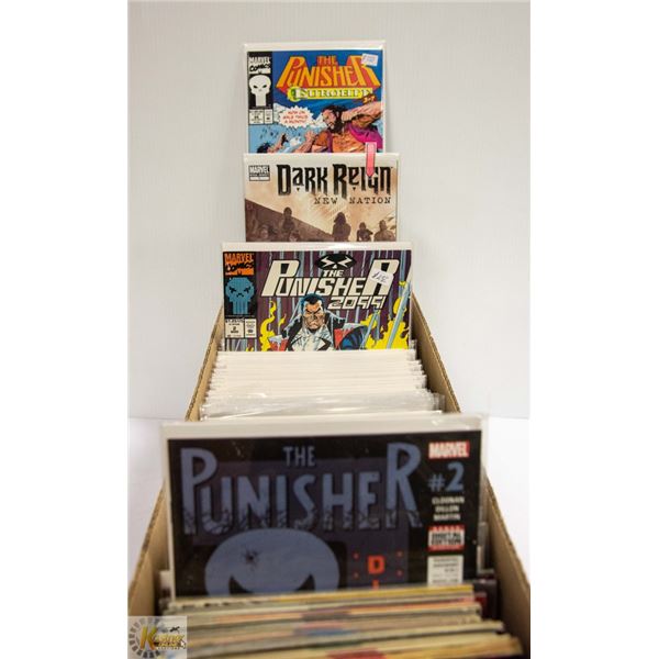 LONG BOX OF ALL PUNISHER COMICS