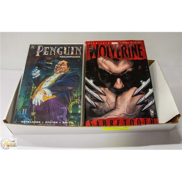 BOX WITH GRAPHIC NOVELS