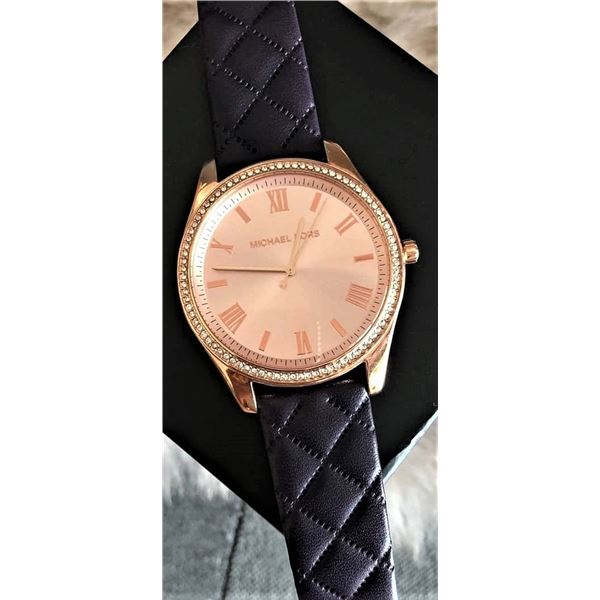 NEW MICHAEL KORS CRYSTAL BEZEL 42MM MSRP $250