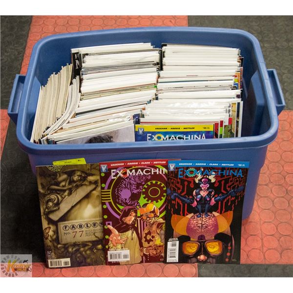 TOTE OF ASSORTED COMICS