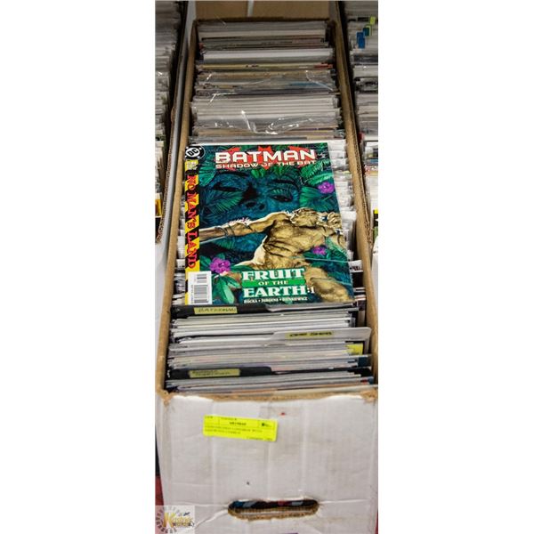 UNSEARCHED LONGBOX WITH ASSORTED COMICS