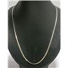 Image 1 : SOLID 925 SILVER ITALIAN SNAKE FLAT LINK CHAIN 24"