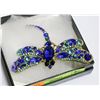 Image 1 : LARGE DRAGONFLY RHINESTONE BROOCH