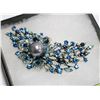 Image 1 : ELEGANT LADIES RHINESTONE BROOCH