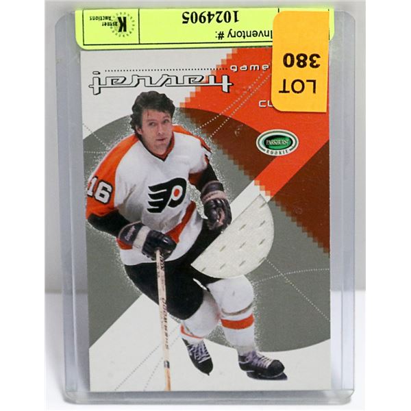 BOBBY CLARKE ROOKIE JERSEY PATCH CARD
