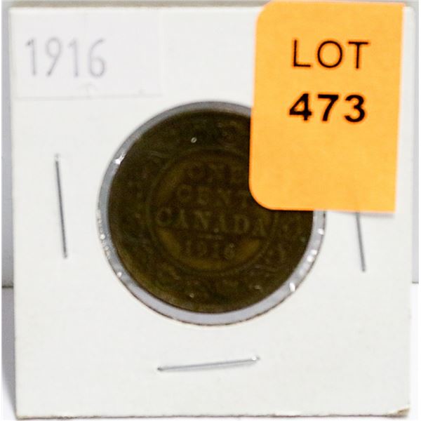 CANADA 1916 LARGE PENNY