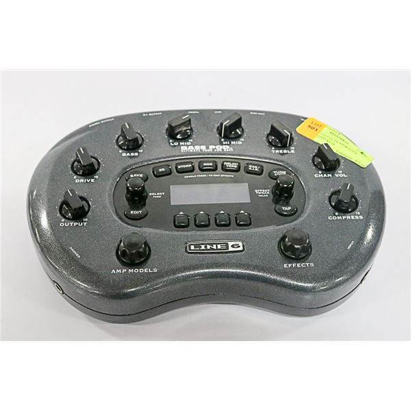 BASS POD EFFECTS ***WATER DAMAGED***AS IS