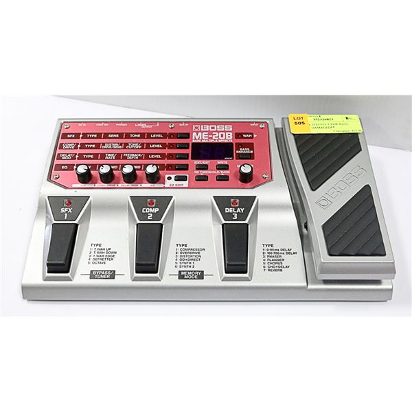 BOSS MULTI EFFECT FOR BASS **WATER DAMAGED**