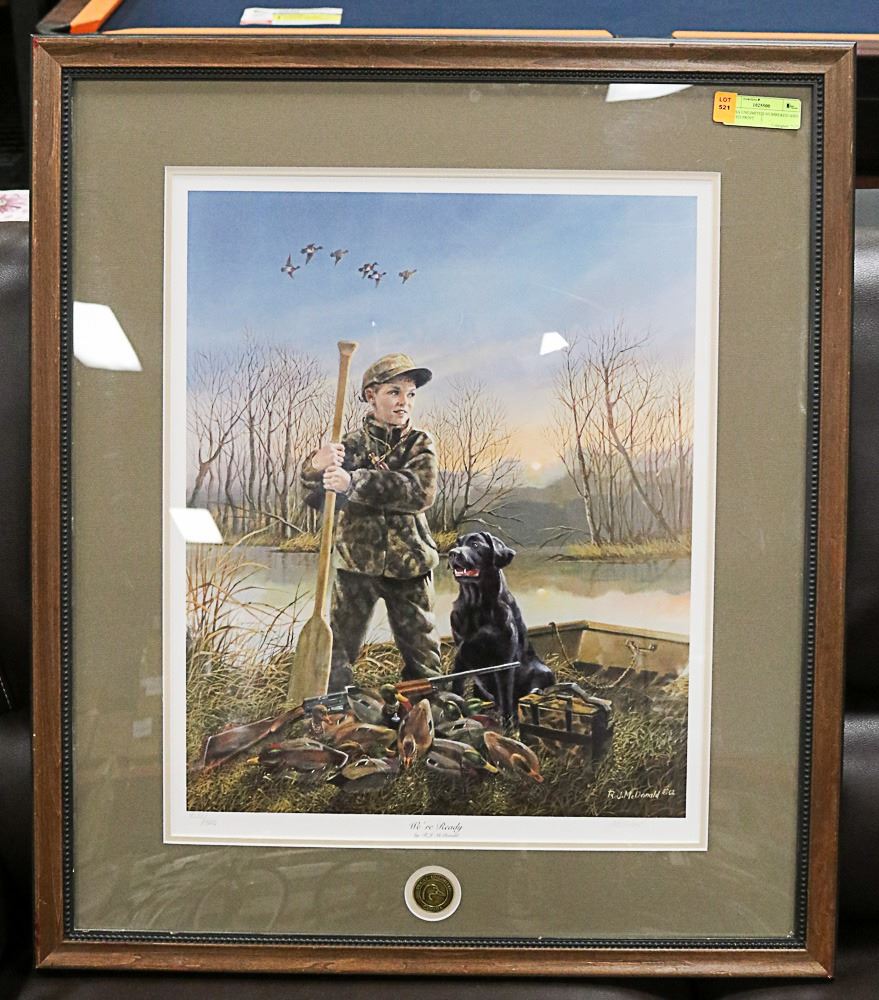DUCKS UNLIMITED NUMBERED AND SIGNED PRINT