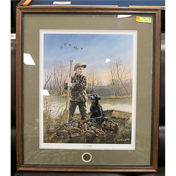 DUCKS UNLIMITED NUMBERED AND SIGNED PRINT