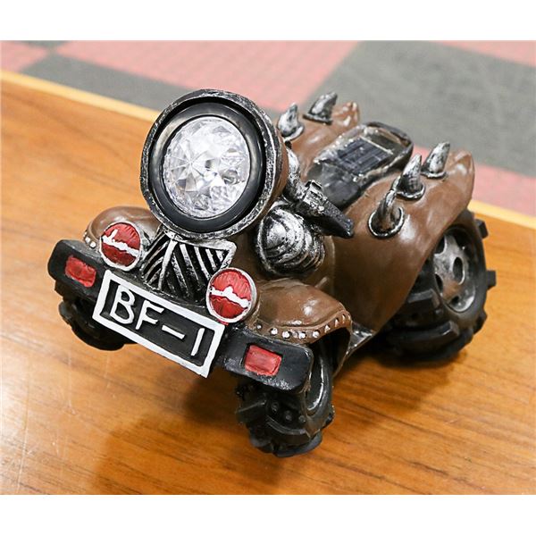 SOLAR VEHICLE PATIO ORNAMENT