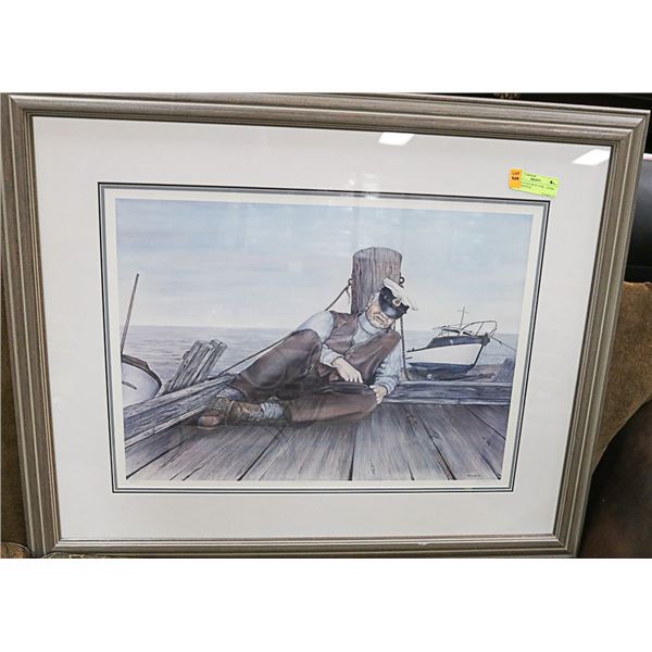THE OLD SAILOR PICTURE -1978 BY A.HALIBURTON