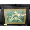 Image 1 : VINTAGE DOGS PLAYING POKER FRAMED PRINT