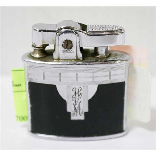 VINTAGE RONSON DE-LIGHT LIGHTER ART METAL WORKS