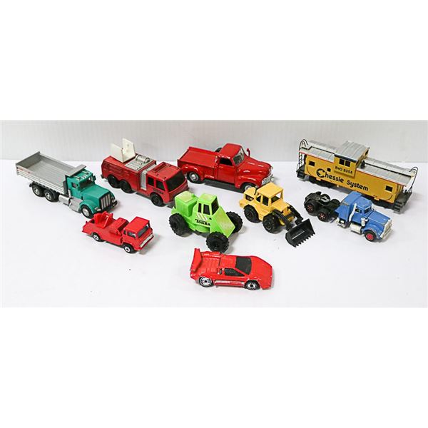 LOT OF VARIOUS COLLECTOR CARS & TRUCKS INC. TONKAS