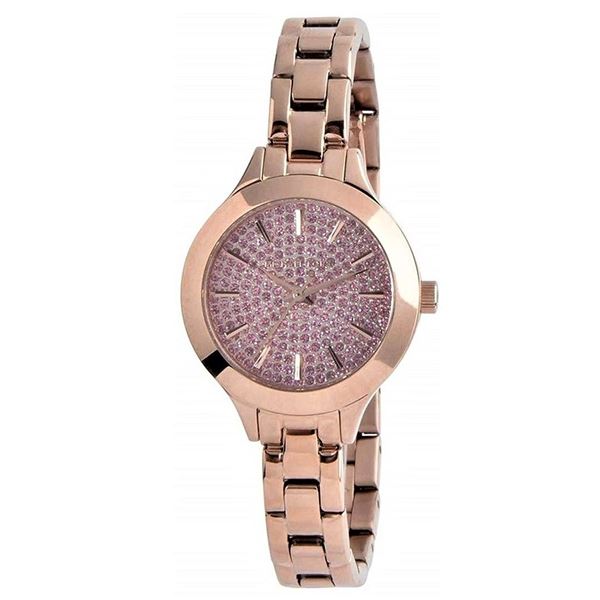 NEW MICHAEL KORS ROSE GOLD CRYSTALS DIAL MSRP $439
