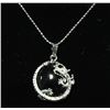 Image 1 : BLACK ONYZ STONE WRAPPED WITH DRAGON NECKLACE 925