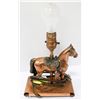 Image 1 : VINTAGE COPPER COLOURED HORSE LAMP BASE