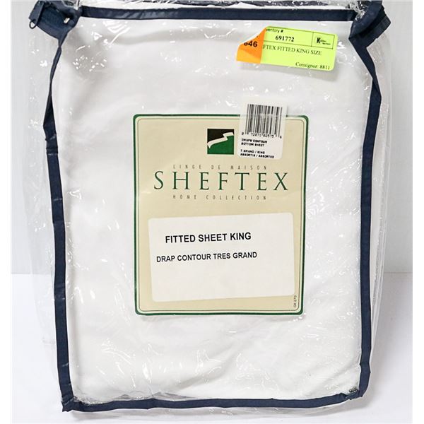 NEW SHEFTEX FITTED KING SIZE SHEET