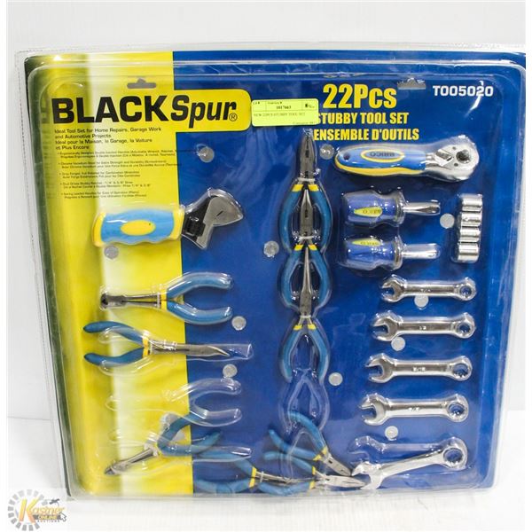 NEW 22PCS STUBBY TOOL SET