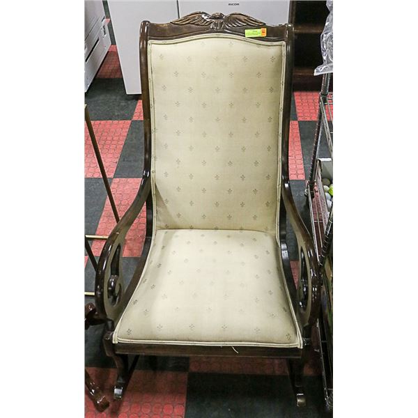 ANTIQUE AMERICAN EAGLE STATESVILLE ROCKER