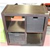 Image 1 : 4 CUBE ORGANIZER WITH 2 BASKETS