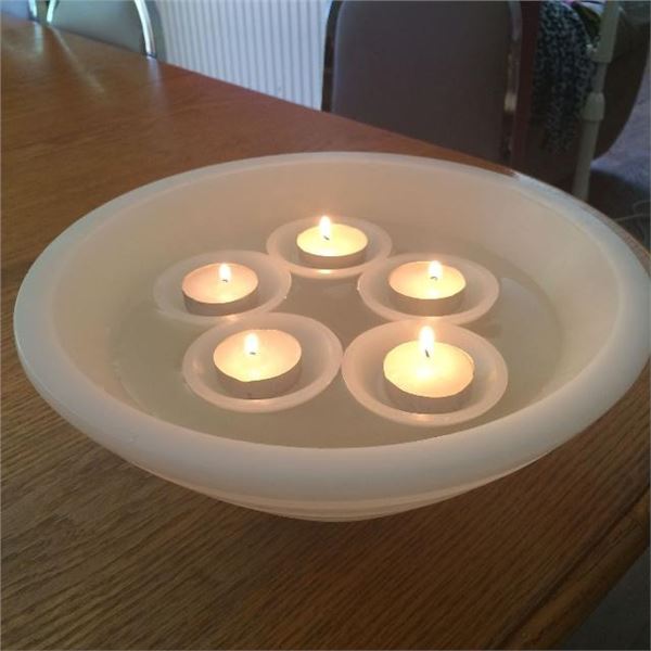 PARTY LIGHT CIRCLE OF LIGHT 5 FLOATING DISCS