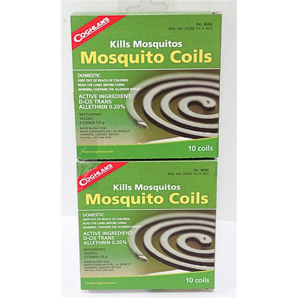 NEW COGHLANS MOSQUITO COILS *** 20 COILS TOTAL***