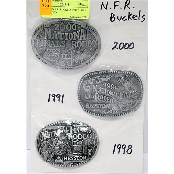 ESTATE N.F.R. BUCKLES 1991 / 1998 / 2000 RODEO