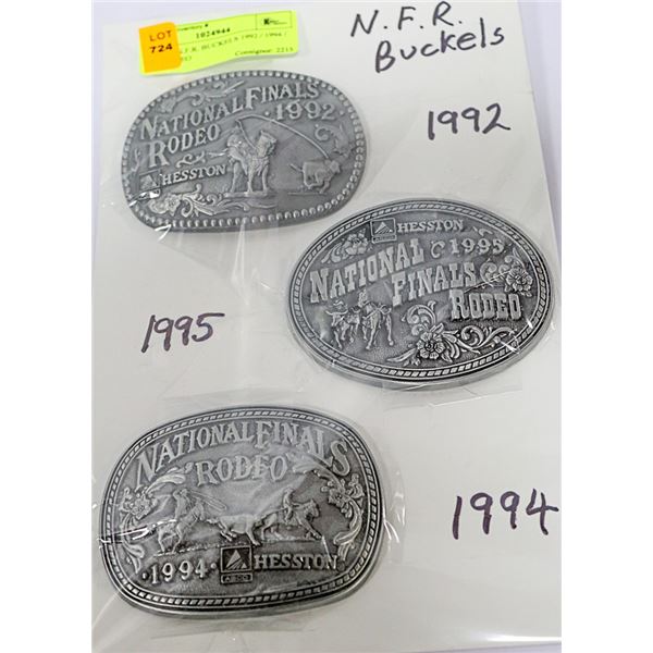 ESTATE N.F.R. BUCKLES 1992 / 1994 / 1995 RODEO