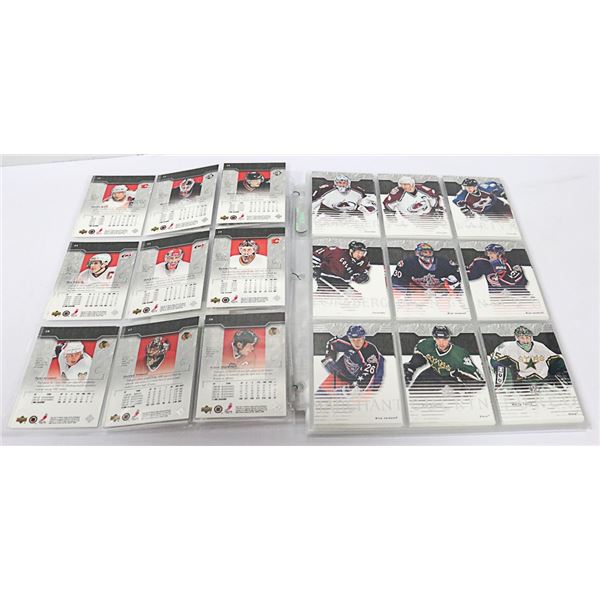 2004 COMPLETE SP AUTHENTIC HOCKEY CARD SET 1-90