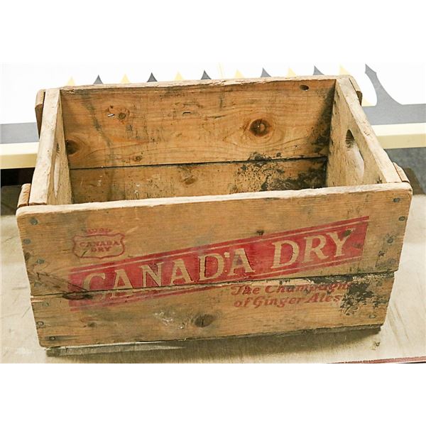 CANADA DRY WOODEN BOX