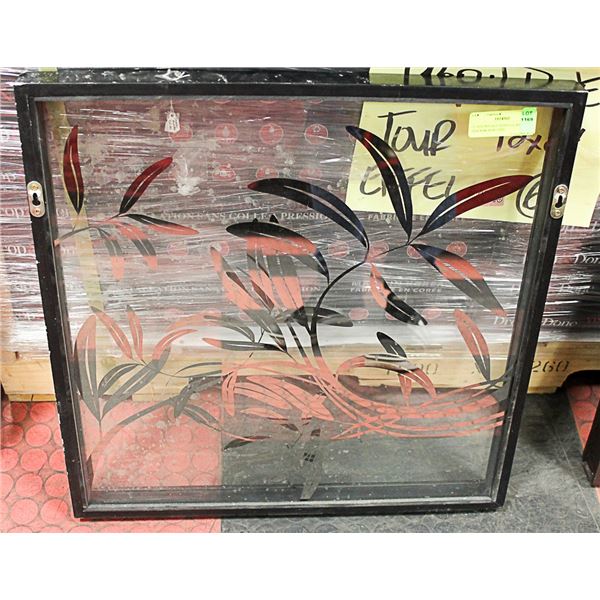GLASS DOUBLE SIDED GLASS SHADOW BOX TYPE