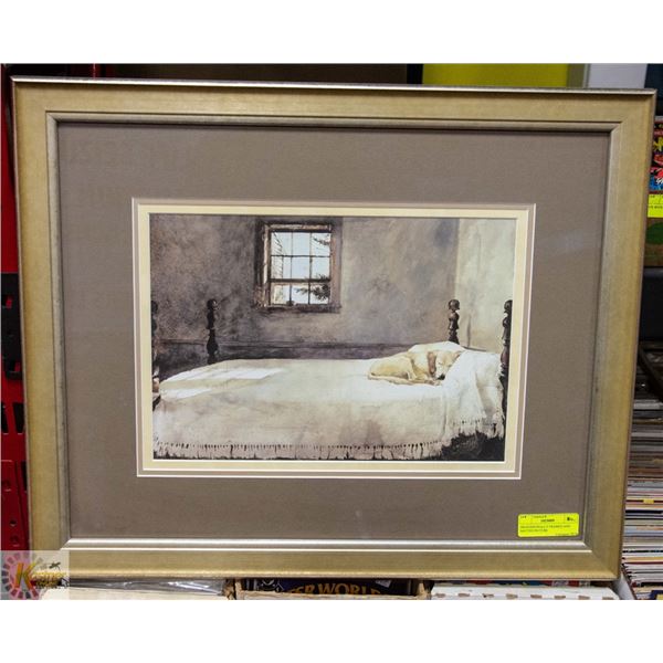 PROFESSIONALLY FRAMED AND MATTED PICTURE