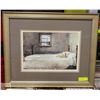 Image 1 : PROFESSIONALLY FRAMED AND MATTED PICTURE