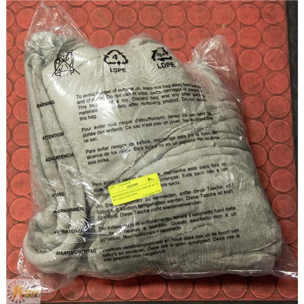 BROOKSTONE HEATED THROW 50" X 60" 4 HEAT SETTING