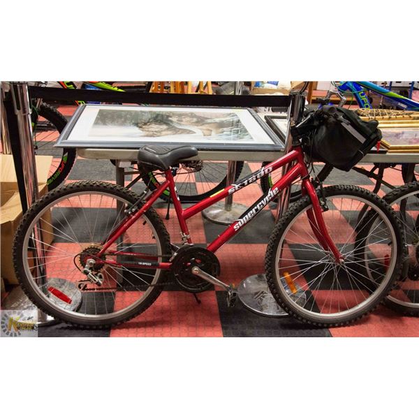 SUPERCYCLE WOMENS MOUNTIN BIKE, USED, WORKING